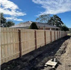 Timber paling fence installed by Fenceology in Melbourne