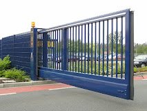 Steel sliding gate — Preston Timber & Fencing